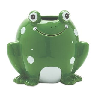 11.25" Frog Standing Planter Figurine