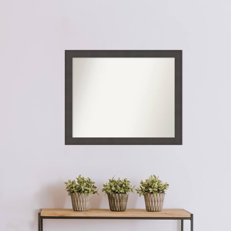 Blaine Narrow Non-Beveled Framed Wall Mirror