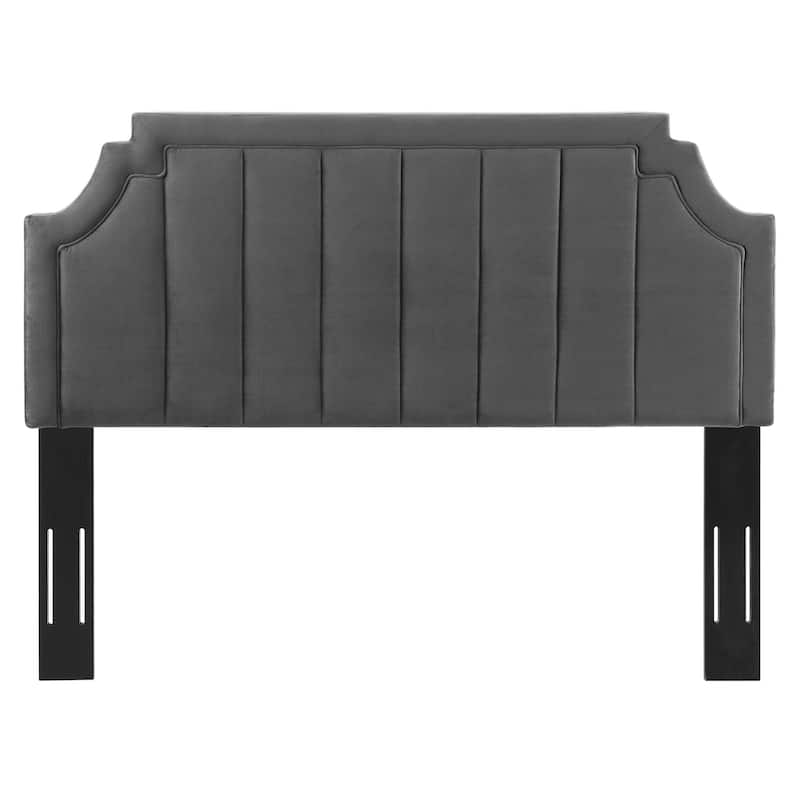 Alyona Channel Tufted Performance Velvet Full/Queen Headboard On Sale