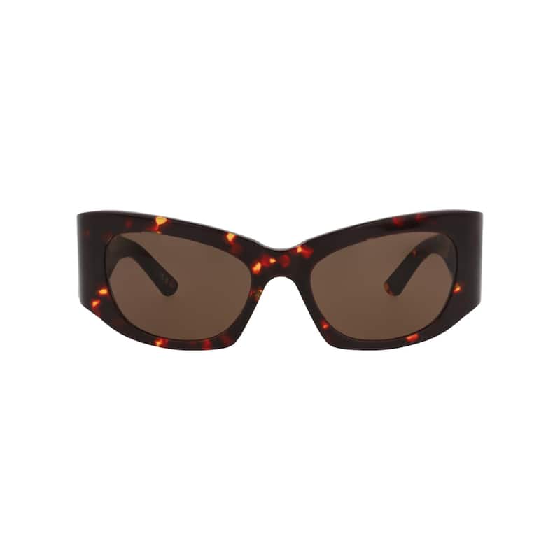 Balenciaga Cat Eye-Frame Recycled Acetate Sunglasses - Havana Havana Brown - Multi - Brown Lens
