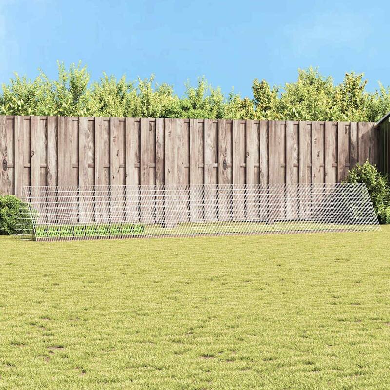 vidaXL Rabbit Cage Silver 215 x 100 x 85 cm Galvanised Steel - Silver-255.91 in