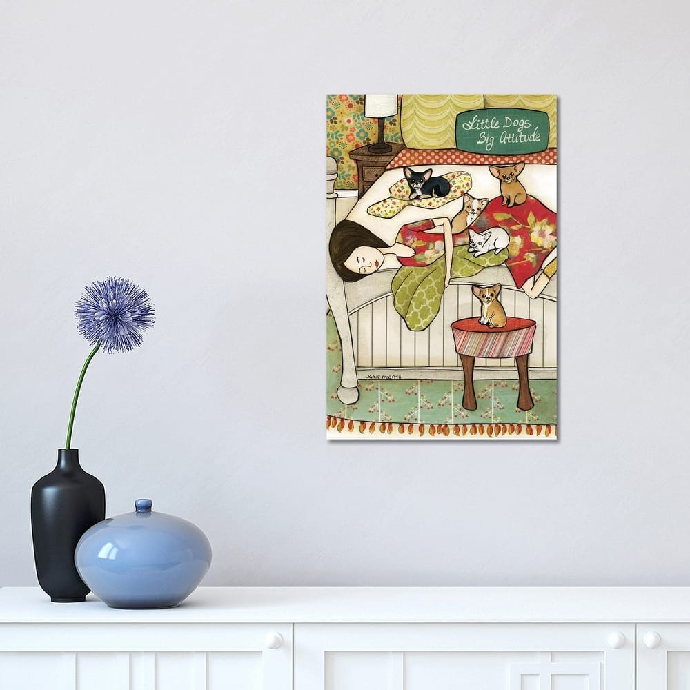 iCanvas "Little Dogs" by Jamie Morath Canvas Print