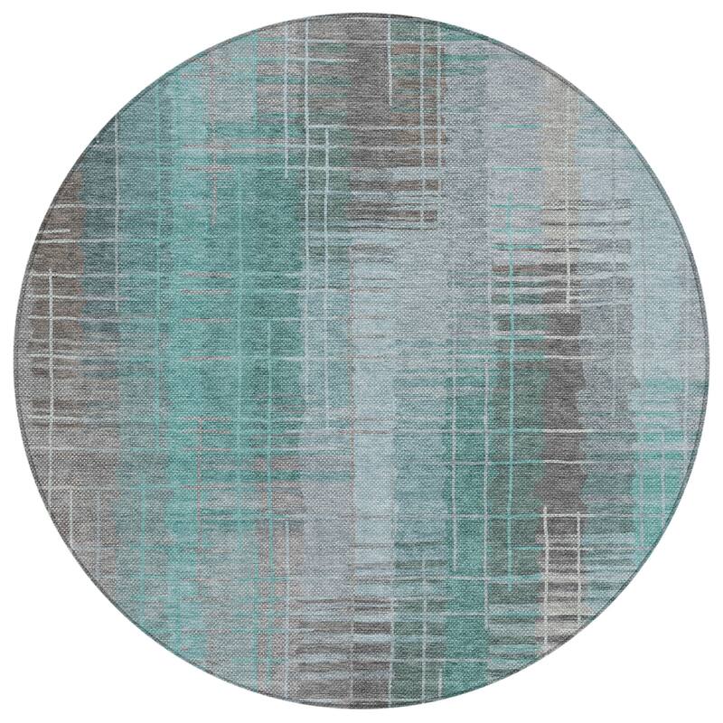 Machine Washable Indoor/ Outdoor Contemporary Aaron Chantille Rug