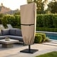 preview thumbnail 7 of 10, Pure Garden Polyester Waterproof Double-sided Umbrella Cover Tan