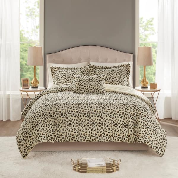 Madison Park Marselle Faux Fur Comforter Set On Sale Overstock 20830809