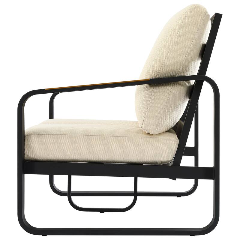 Outdoor Patio Conversation Chair, Loveseat, Sofa with Removable Cushions