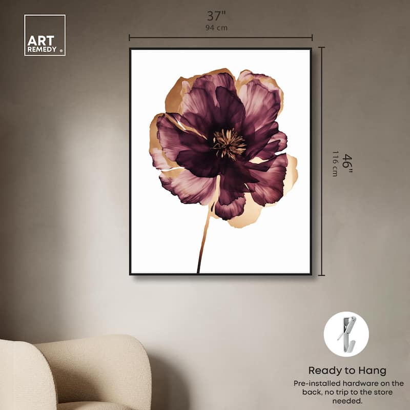 Lilac Blooming I Canvas by Art Remedy