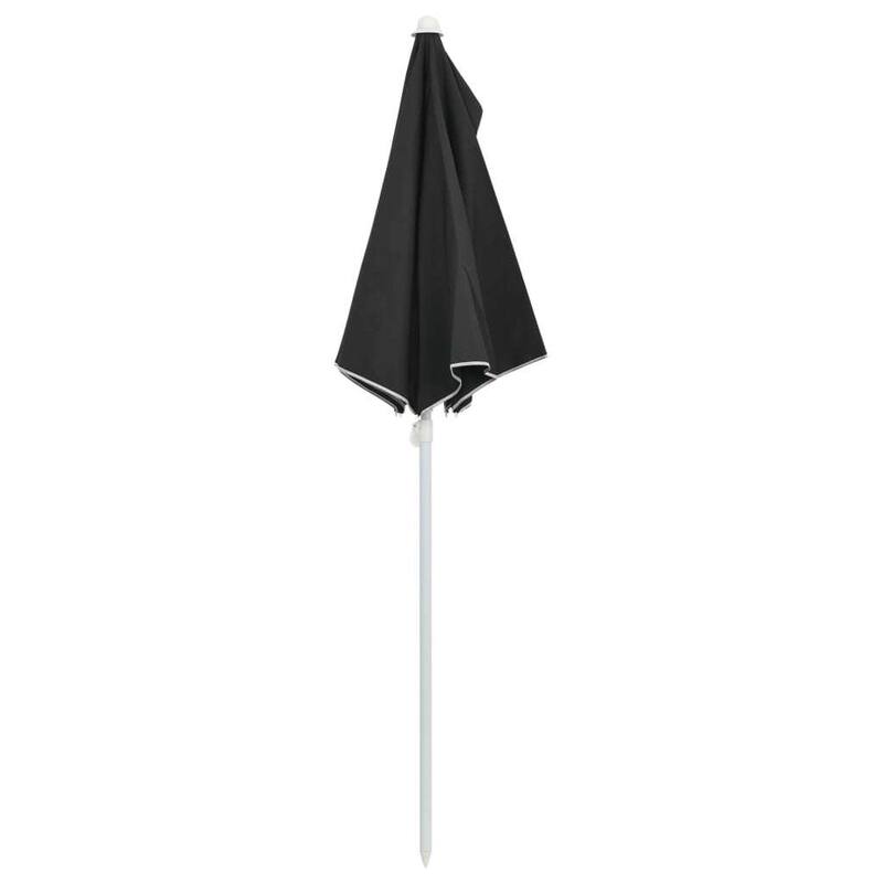 70.9"x35.4" Garden Half Parasol with Pole 8 Colors