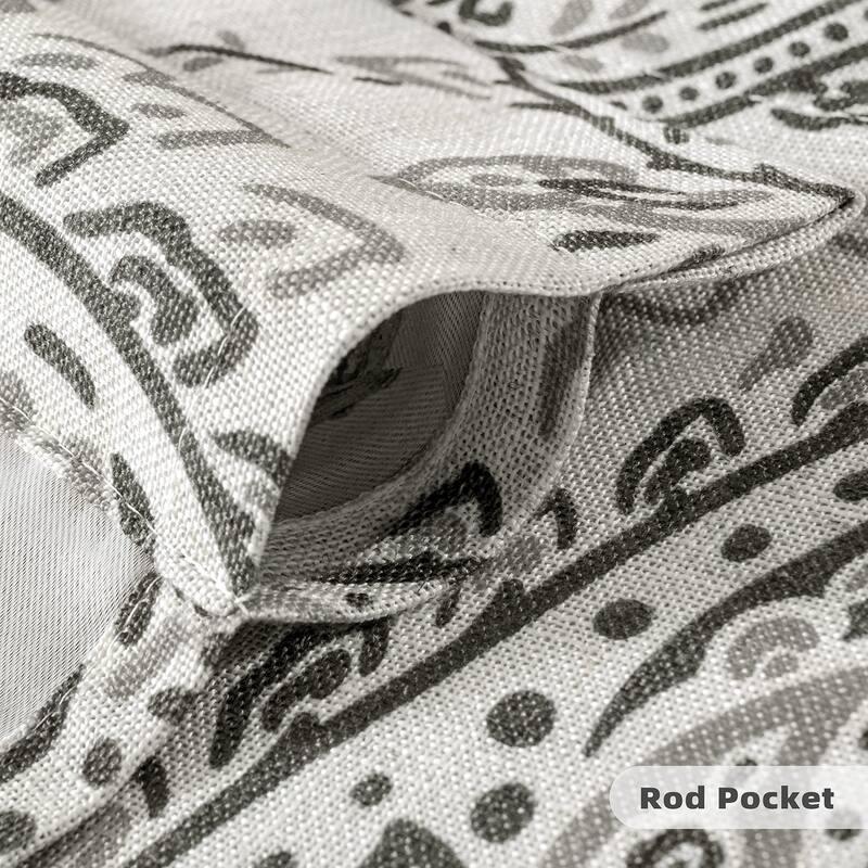 DriftAway Jacob Linen Blend Blackout Valance