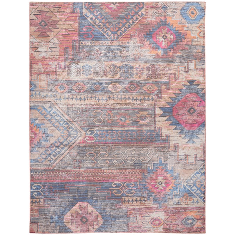 New Concept Washables Southwestern Machine Washable Area Rug - 10' x 14' - Rectangle