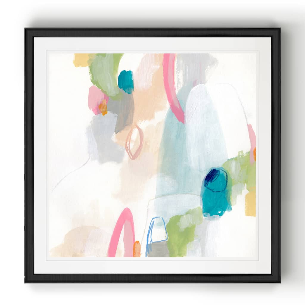 Candy Jacket I -Black Framed Print