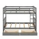 preview thumbnail 12 of 13, Twin-Over-Twin Bunk Bed With Ladders And Two Storage Drawers