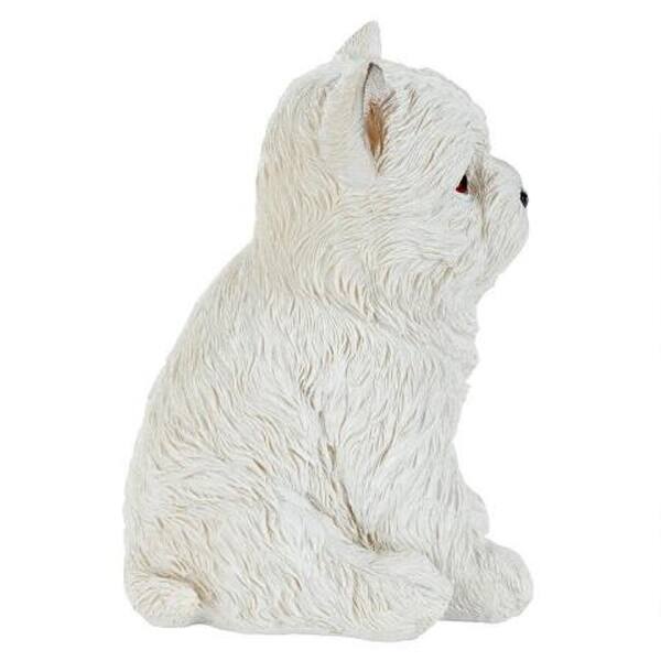 Shop 6 5 Sitting White Maltese Puppy Dog Hand Painted Outdoor