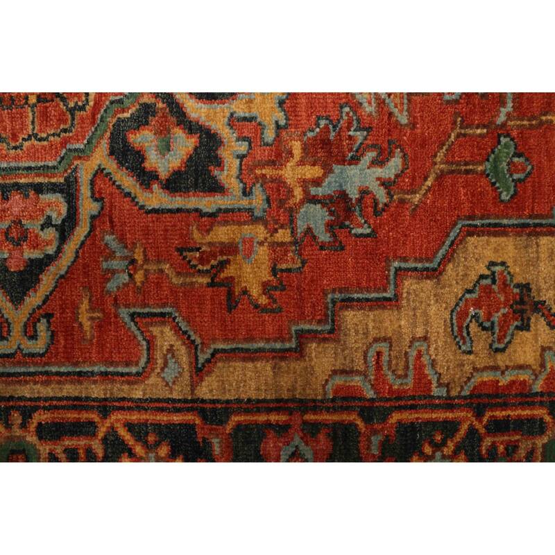 ECARPETGALLERY Hand-knotted Jules Sultane Dark Copper Wool Rug - 3'1 x 12'2