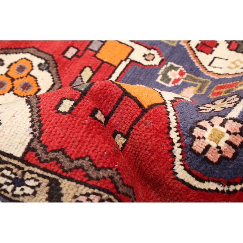 ECARPETGALLERY Hand-knotted Andelz Red Wool Rug - 5'4 x 9'5