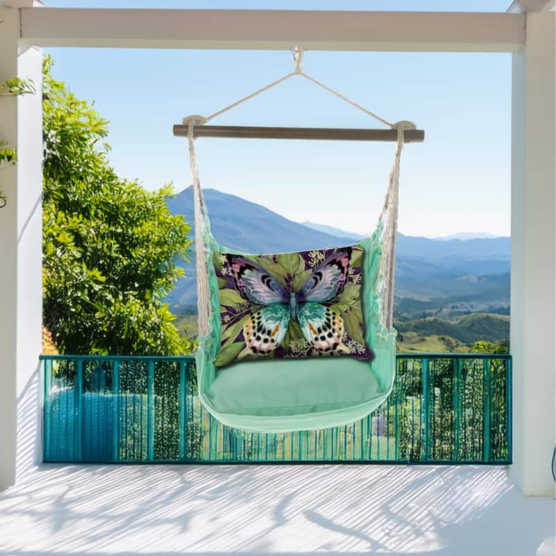 Magnolia Casual Swing Set 4 piece - Seafoam Green Solid w/ Mystic Butterfly