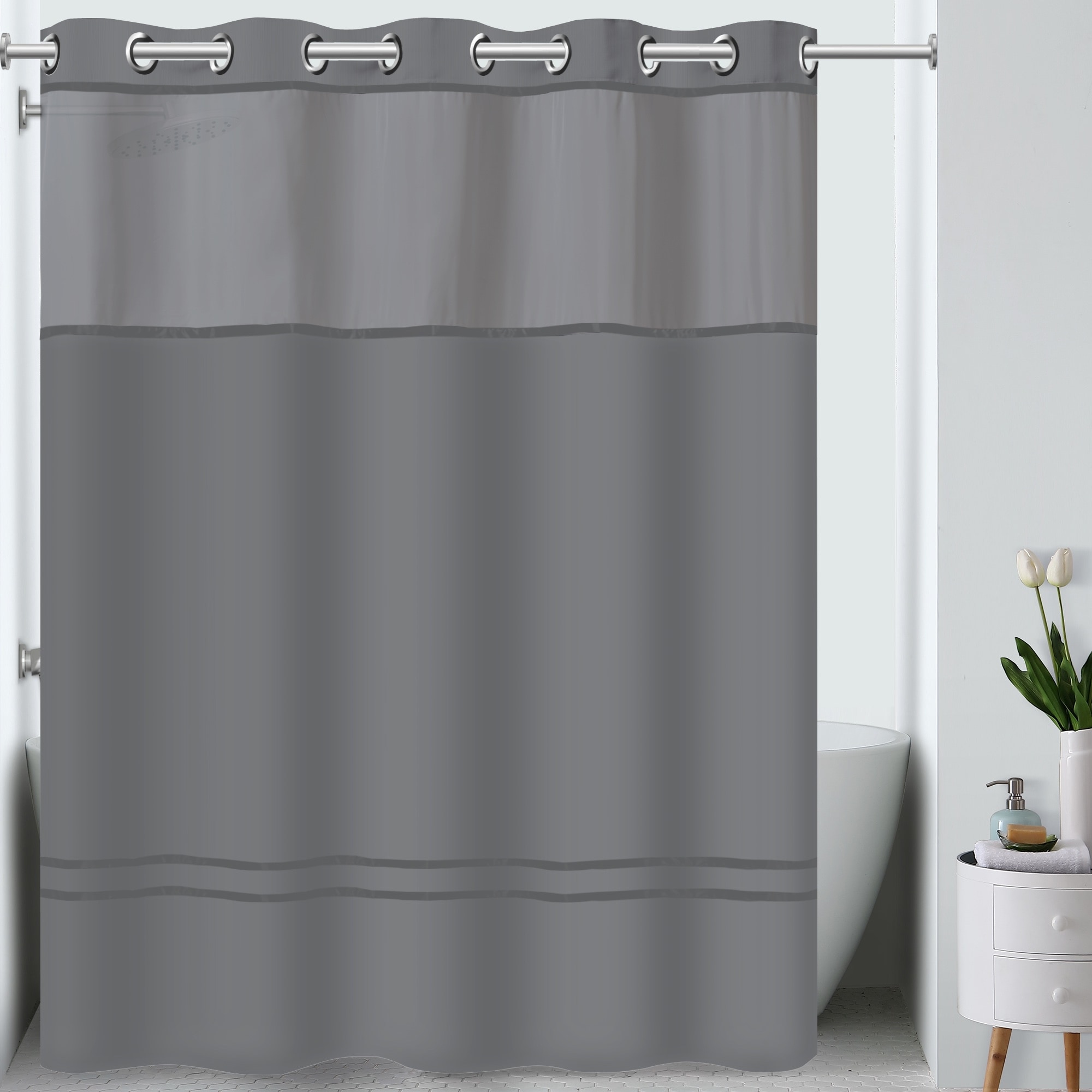 Hookless® Alexandria One Planet™ RePET Shower Curtain w/ It's A