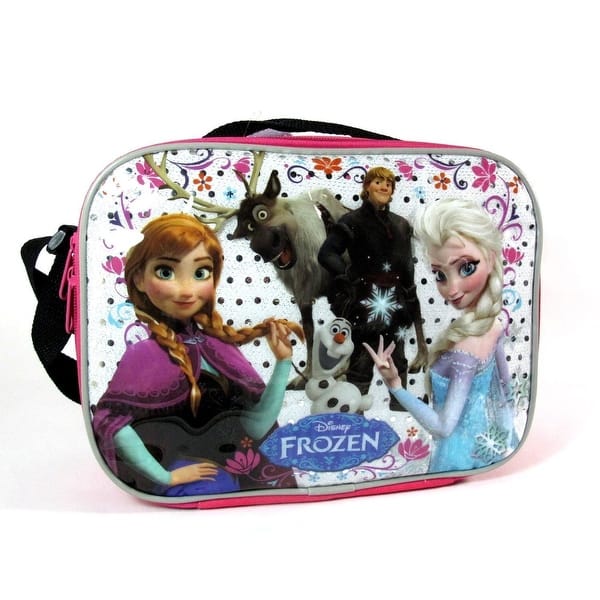 Shop Disney Frozen Lunch Bag With Strap Features Elsa Anna Olaf