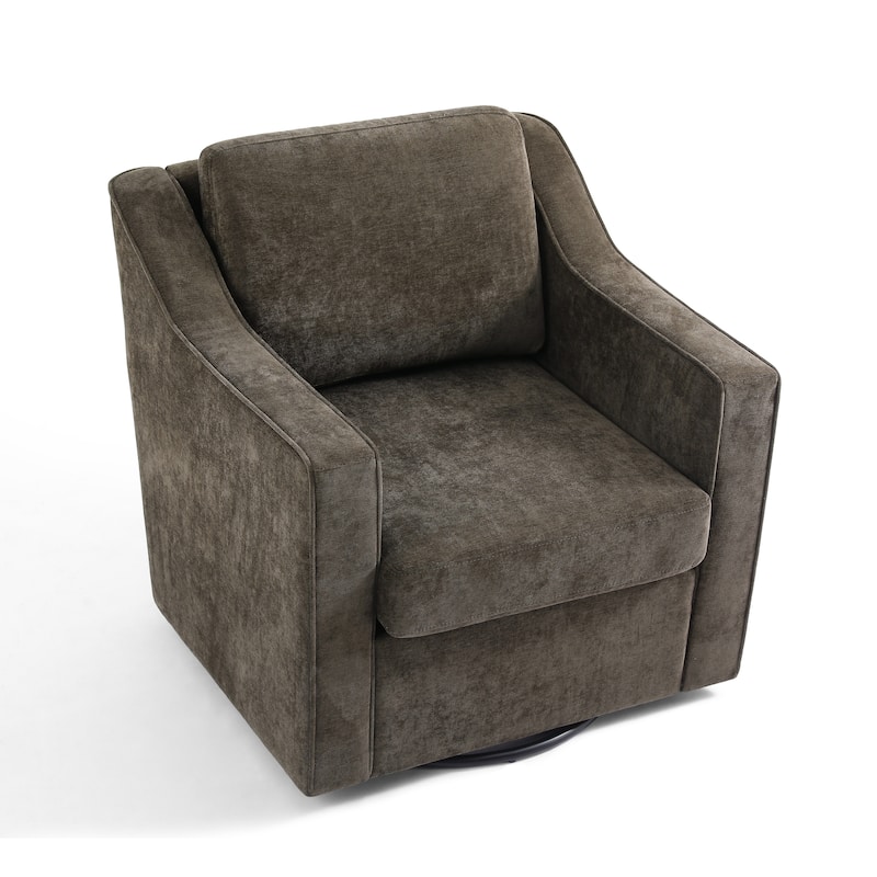 2 Set Modern Swivel Accent Arm Chair For Living Room