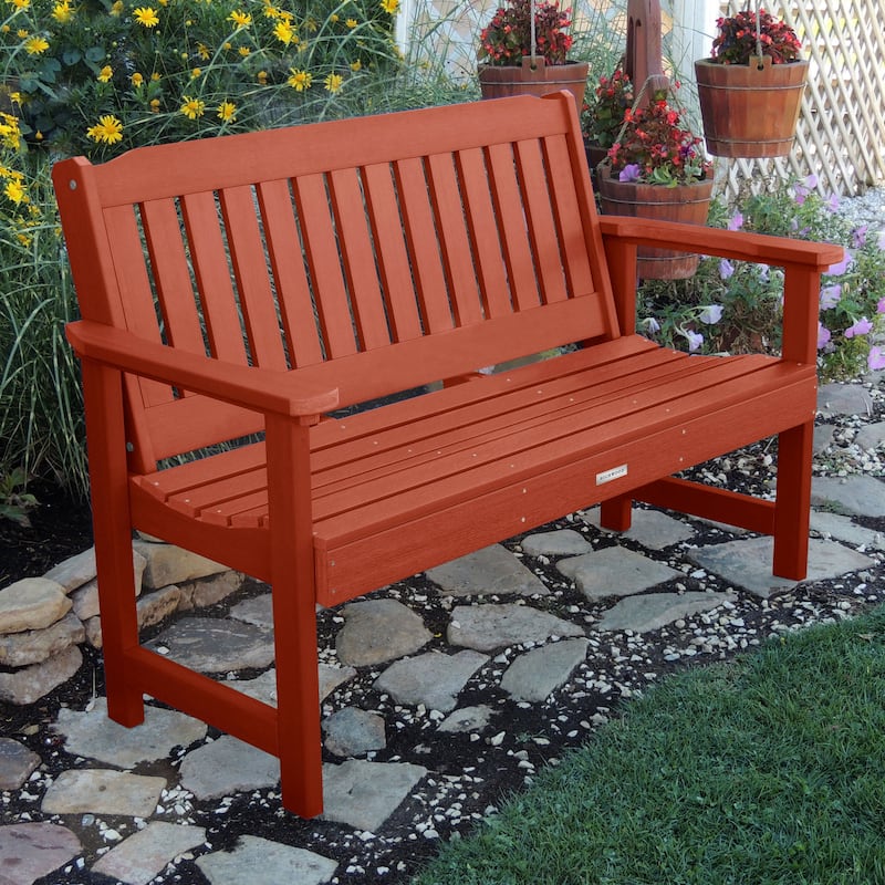 HIGHWOOD Lehigh 5-foot Eco-friendly Synthetic Wood Garden Bench