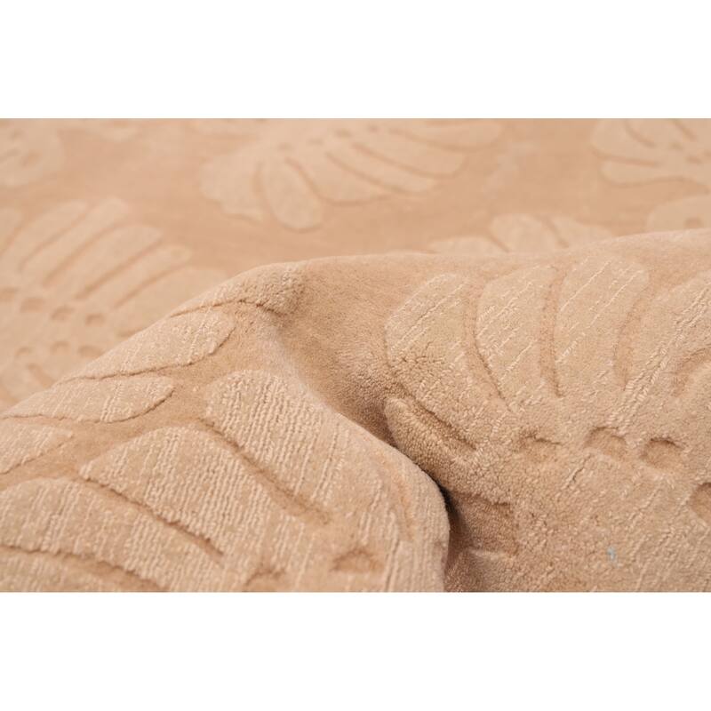 ECARPETGALLERY Hand Loomed Kashkuli Gabbeh Beige Wool Rug - 9'8 x 10'7