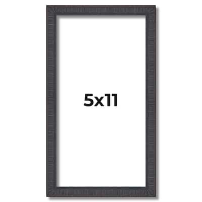 5x11 Frame Brown Solid Wood Picture Frame - Complete Modern Photo
