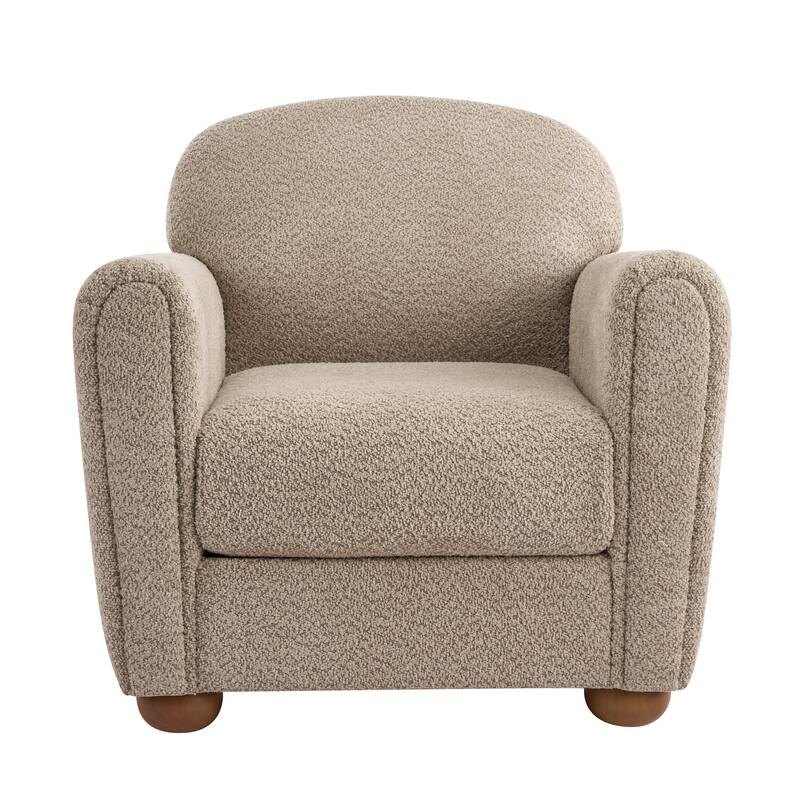 Christopher Knight Home - Rapallo Modern Upholstered Accent Chair with Plush Fabric Seat