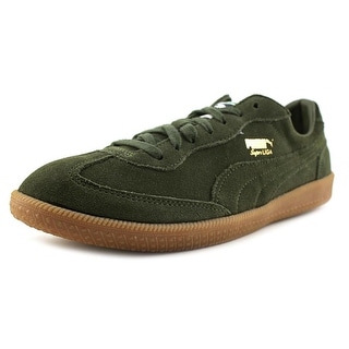 Shop Puma Super Liga Modern Heritage Men Round Toe Suede Green Sneakers Overstock 17010992
