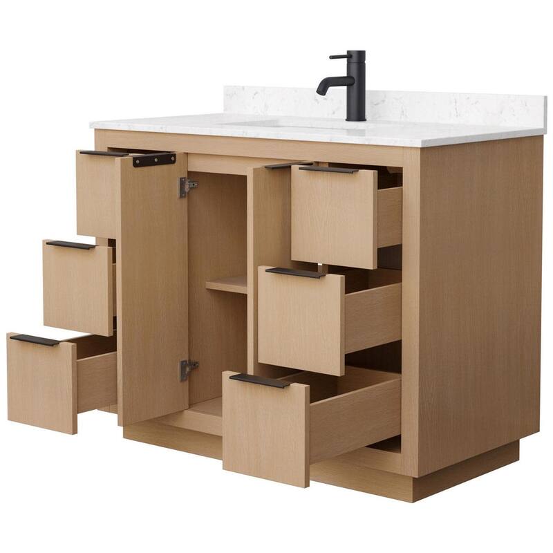 Wyndham Collection Maroni 42" Free Standing Single Basin Vanity Set