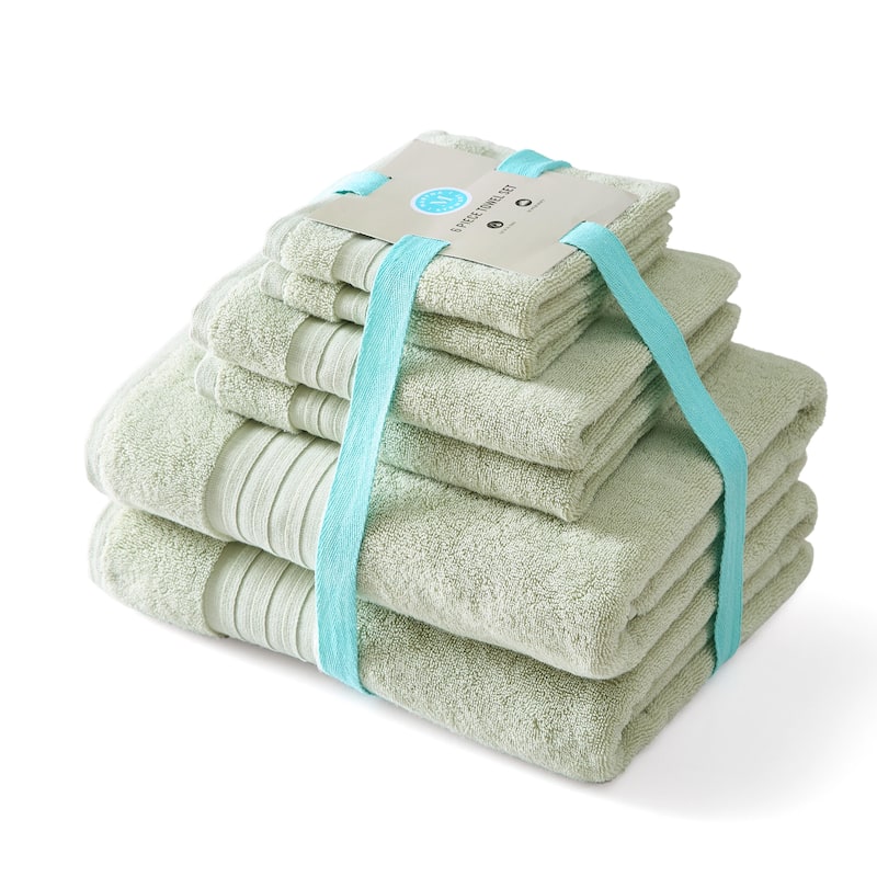 Martha Stewart Skyland Manor Cotton 6 Piece Towel Set - 6 Piece