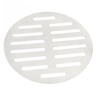 Unique Bargains Silver Tone Round Floor Drain Grates Cover 6