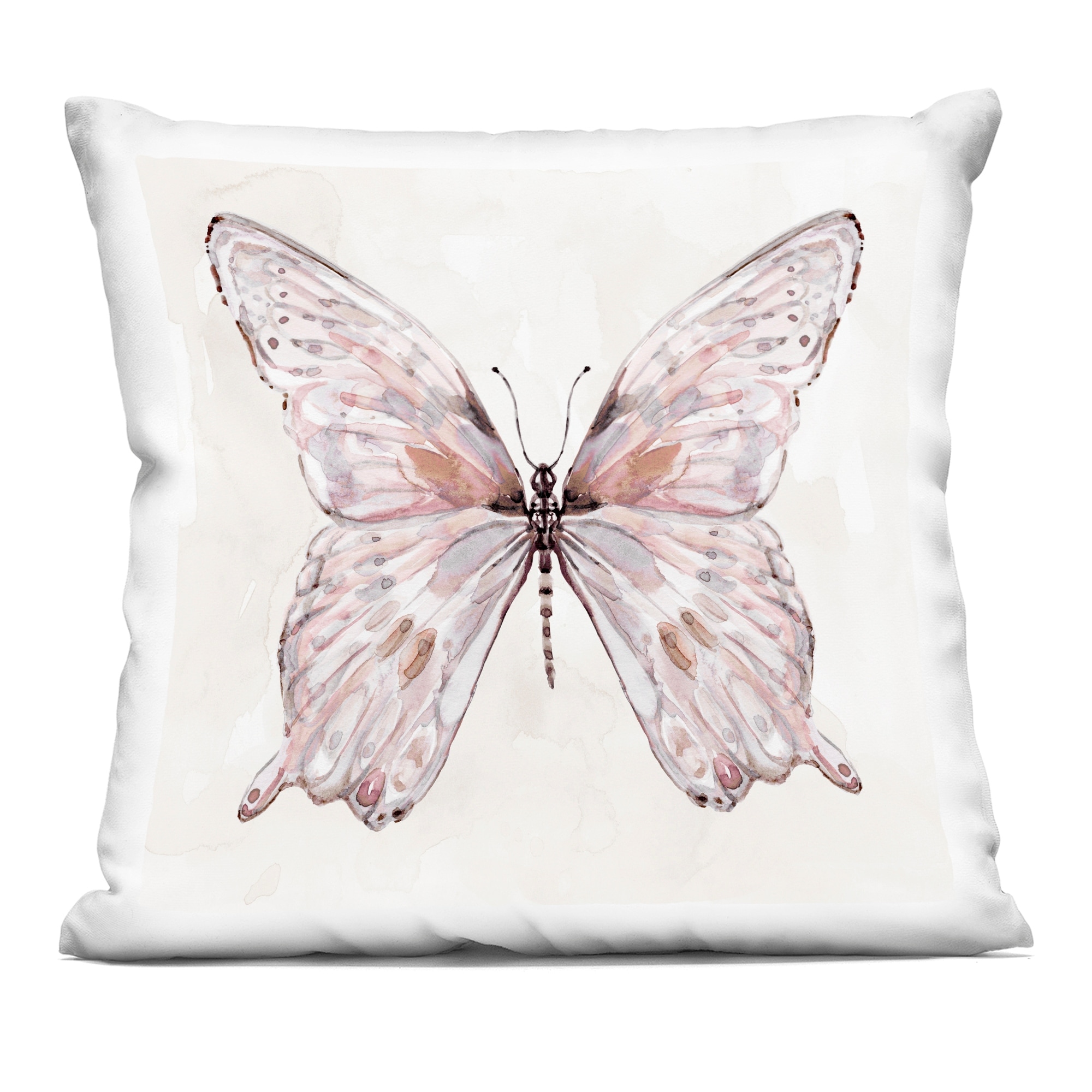 Stupell Blushing Butterfly Wings Decorative Printed Throw Pillow Design By Carol Robinson