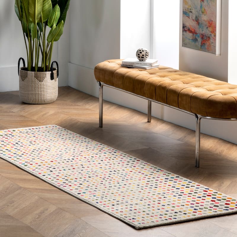 Nuloom Dorie Polka Dot Area Rug - 2'5" x 8' Runner - Multi - Runner