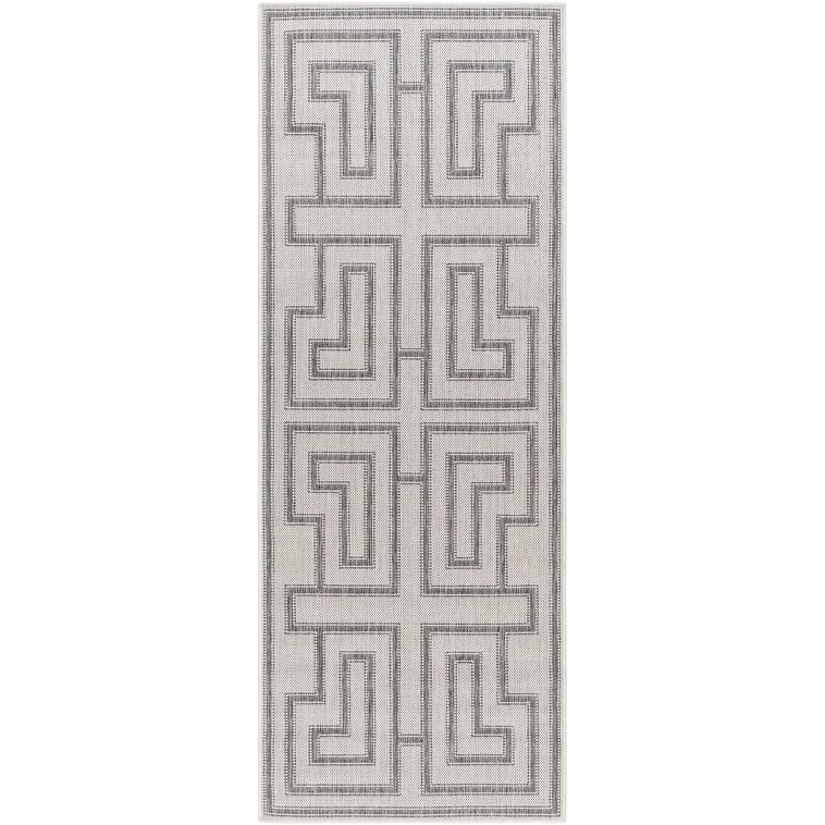 Livabliss Shuppo Indoor/ Outdoor Scrollwork Area Rug