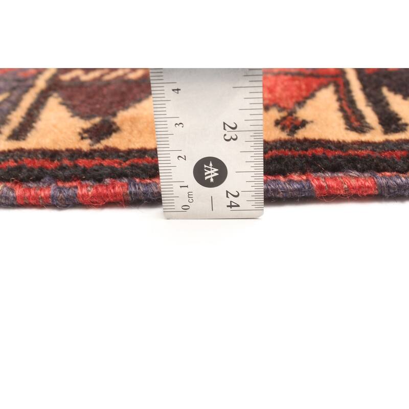 ECARPETGALLERY Hand-knotted Teimani Dark Navy Wool Rug - 2'10 x 3'9