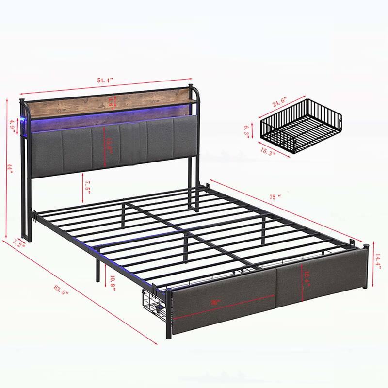 Versatile Bed with Exceptional Comfort and Storage