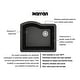 preview thumbnail 23 of 58, Karran Undermount Quartz 24 in. Single Bowl Kitchen Sink Kit