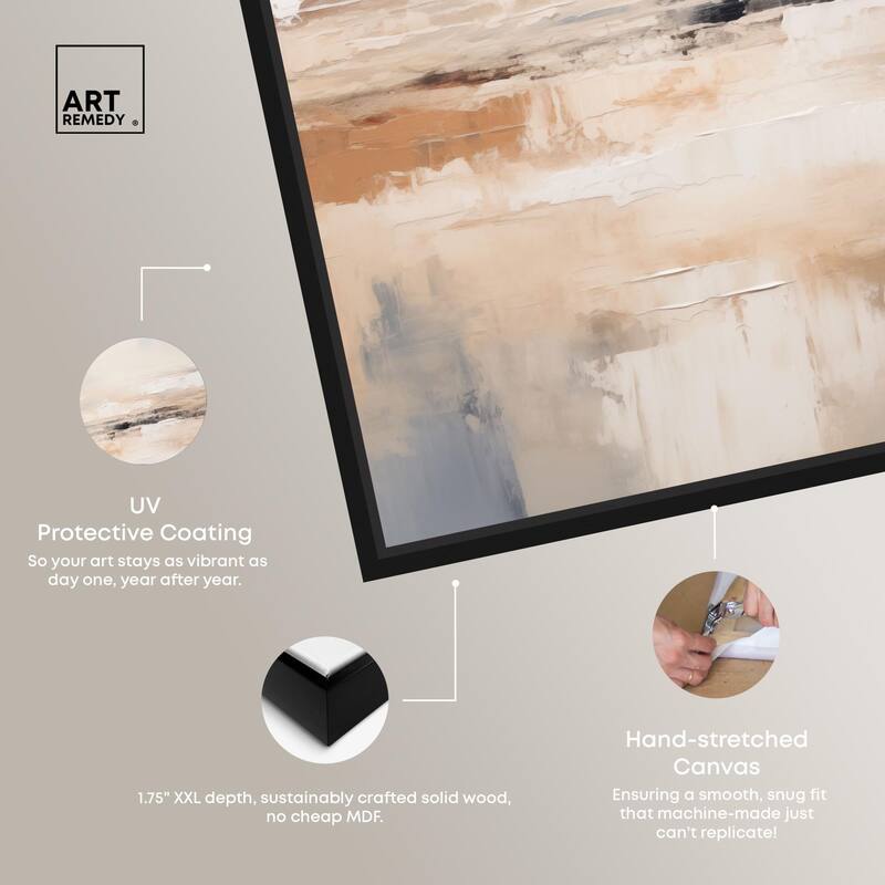 Coastal Calm Canvas by Art Remedy
