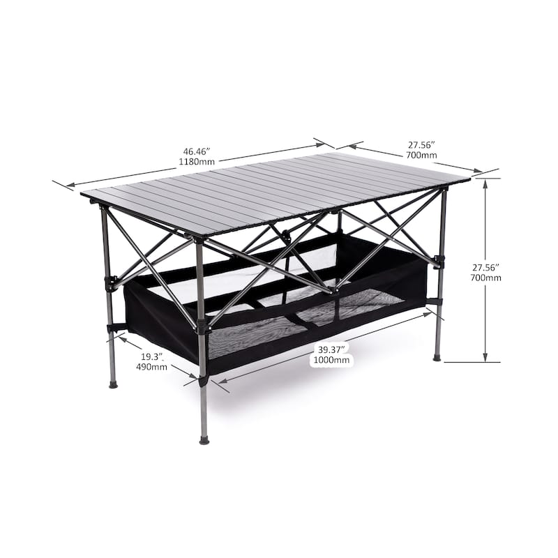 Set of 5, Folding Outdoor Table and Chair Set