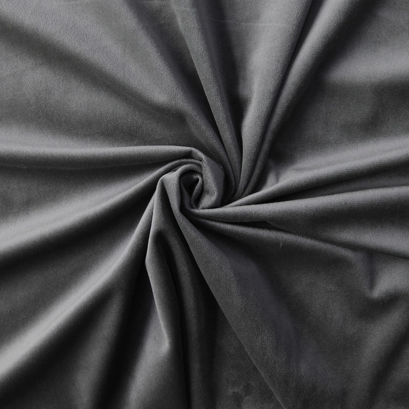 6ix Tailors Cascade Velvet Iron Bed Skirt 15" drop