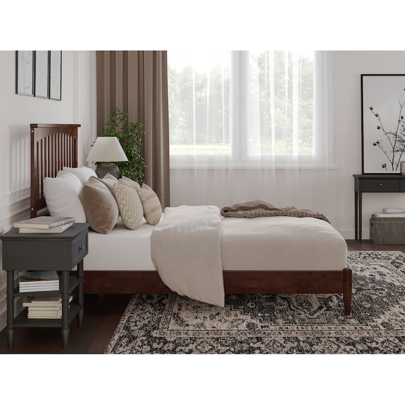 Becket Solid Wood Low Profile Platform Bed