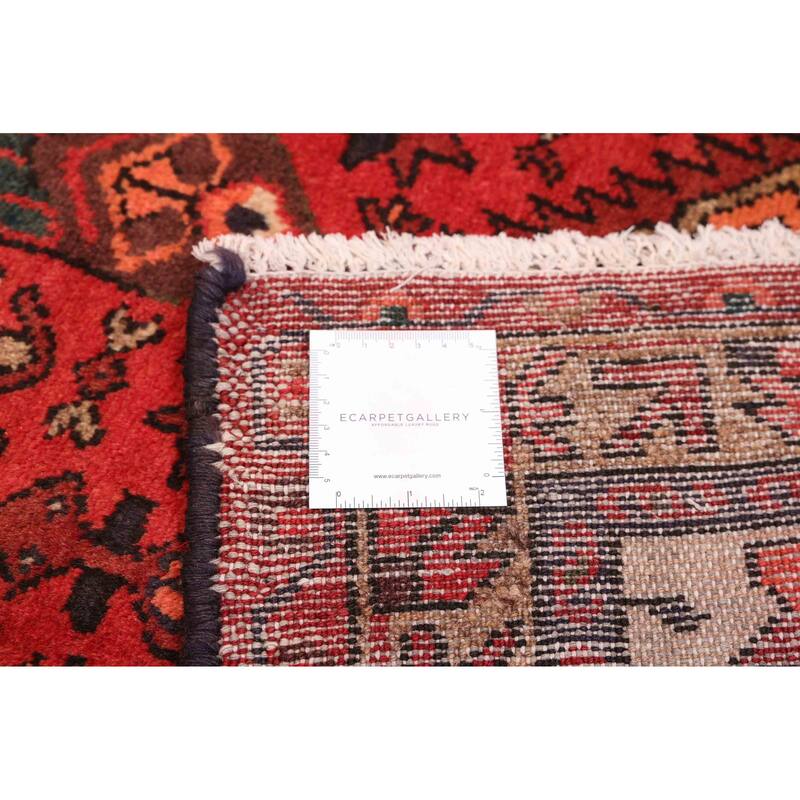 ECARPETGALLERY Hand-knotted Andelz Red Wool Rug - 3'3 x 6'0