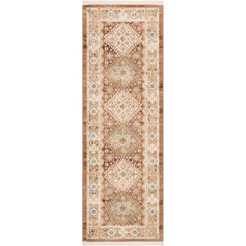 Nourison Pardis Indoor only Brown Persian Area Rug
