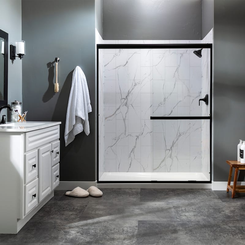 Palisade Shower Surround Kit with Accessories