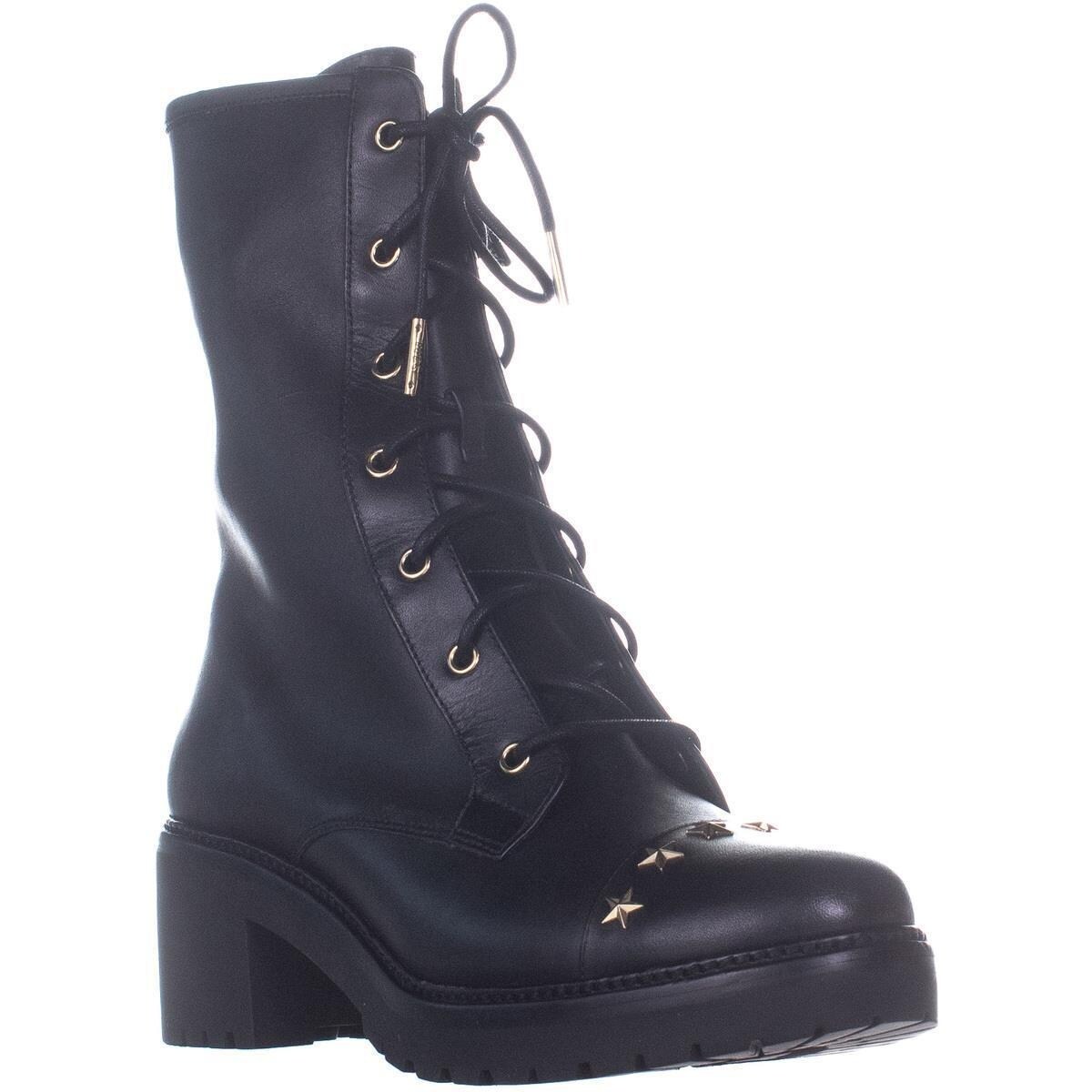 michael kors combat boots with stars