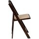preview thumbnail 24 of 65, Wood Folding Chair with Vinyl Padded Seat (Set of 2)