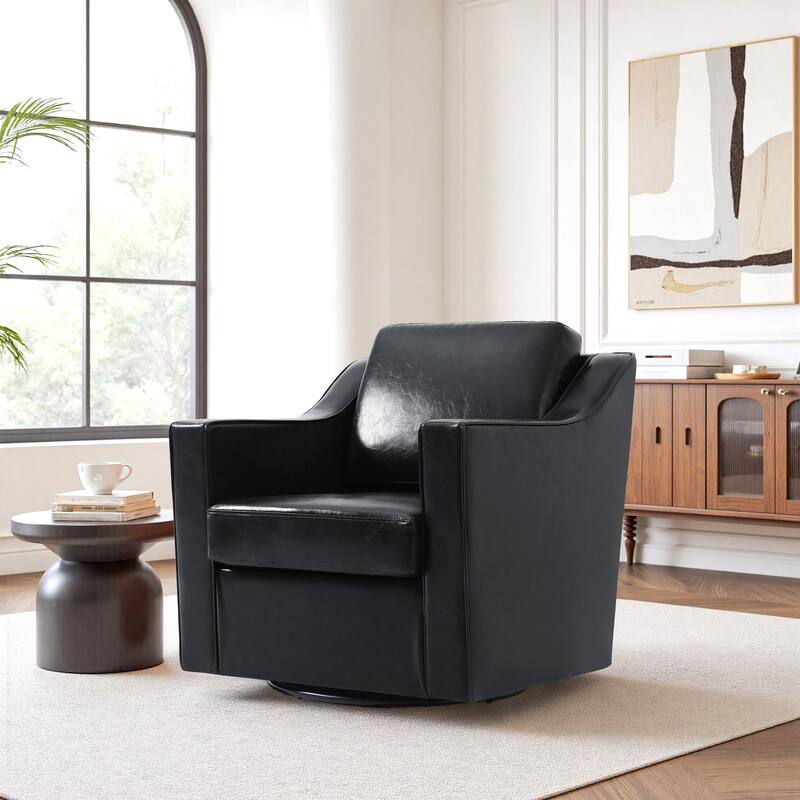 Modern 30.5" W Swivel Armchair Accent chair