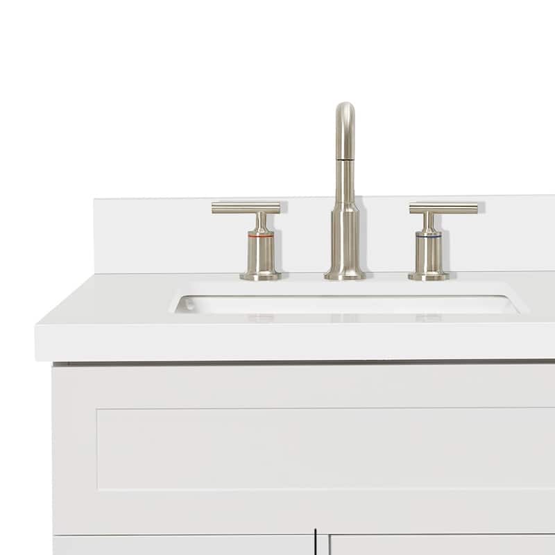 Ariel F037SLWQRVO Hamlet 37" Free Standing Single Basin Vanity Set