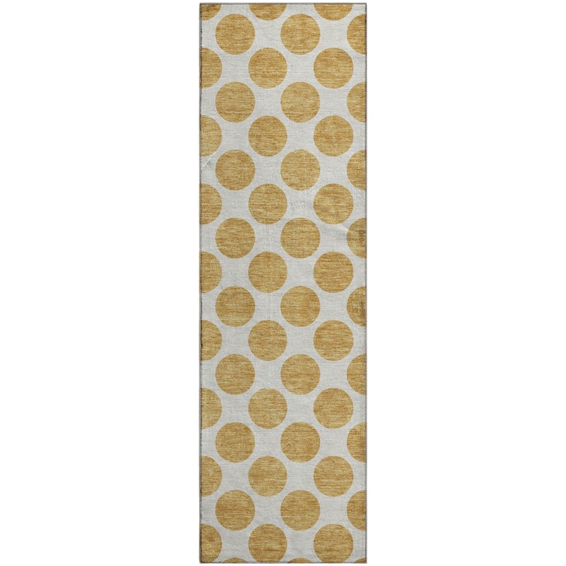 Premium Washable Super Soft Geo Dots Mayfield Rug