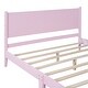 preview thumbnail 17 of 16, Retro Style Queen Size Wooden Platform Bed Frame and Rectangular Headboard